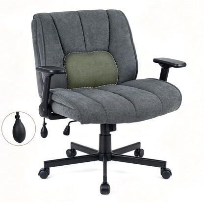 Criss Cross Home Office Chair with Airbag Lumbar Support