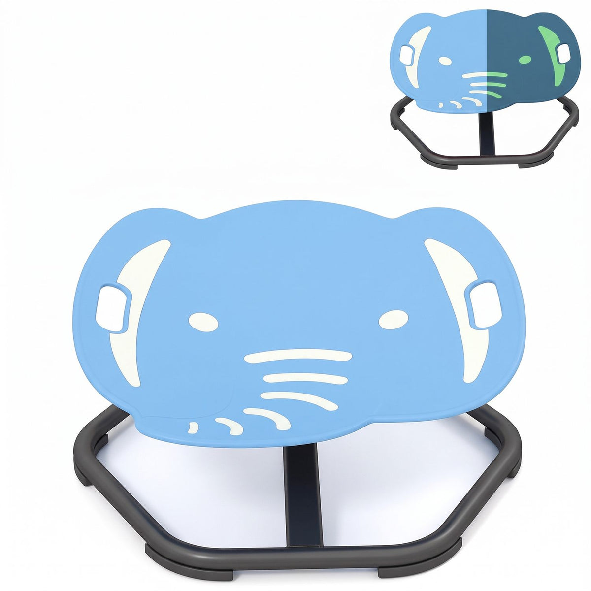 Elephant-Shaped Spinning Chair for Autistic and ADHD Kids