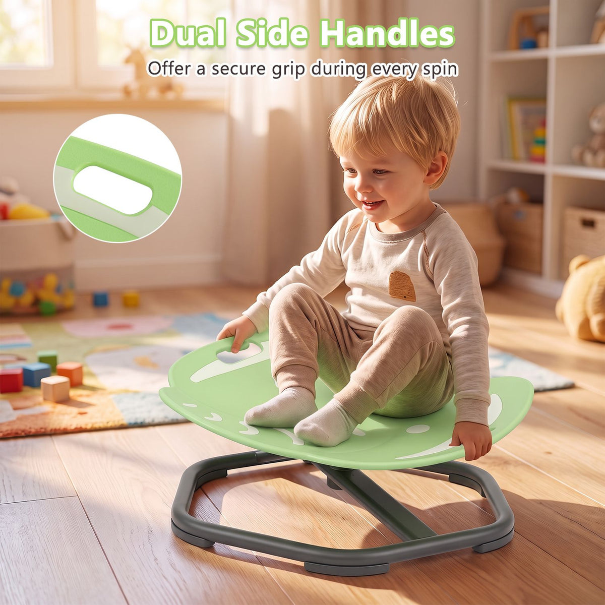 Elephant-Shaped Spinning Chair for Autistic and ADHD Kids