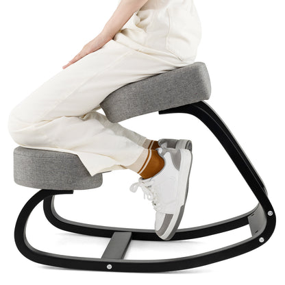 Ergonomic Rocking Kneeling Chair with Padded Cushions