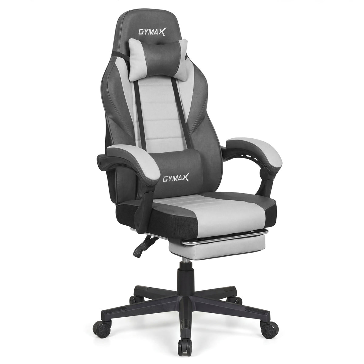 Ergonomic Gaming Chair with Footrest and 155° Recline