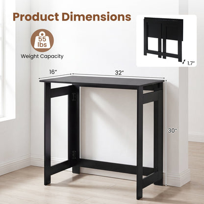 Folding Console Table with Space-Saving Design
