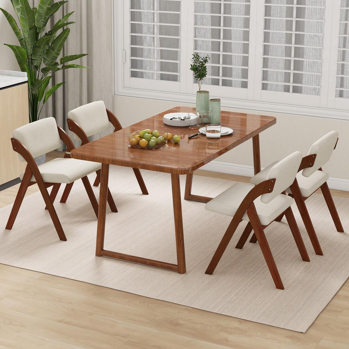 Folding Dining Chairs Set of 2 with Padded Seats