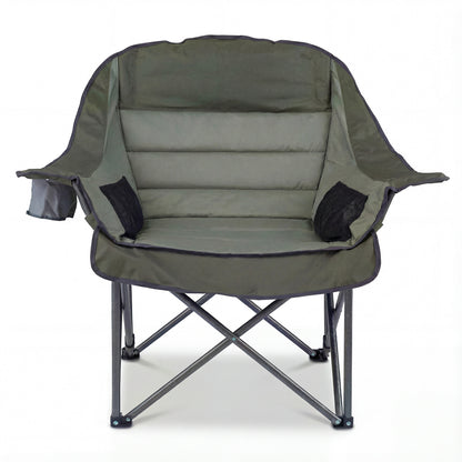 Oversized Folding Camping Chair with Cup Holder - 500 lbs