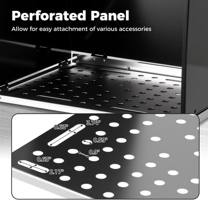 Folding Welding Table Accessories for Workbench Desktop with Perforated Panel