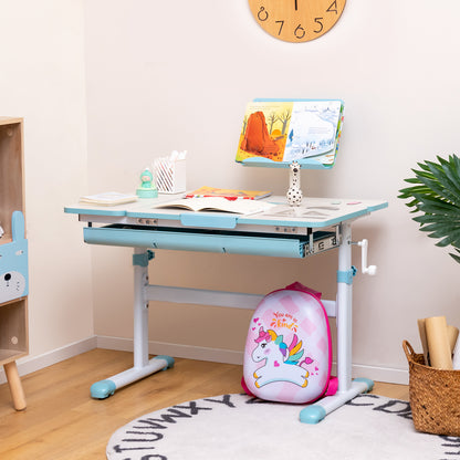 Kids Desk with Adjustable Height and Tilt Desktop