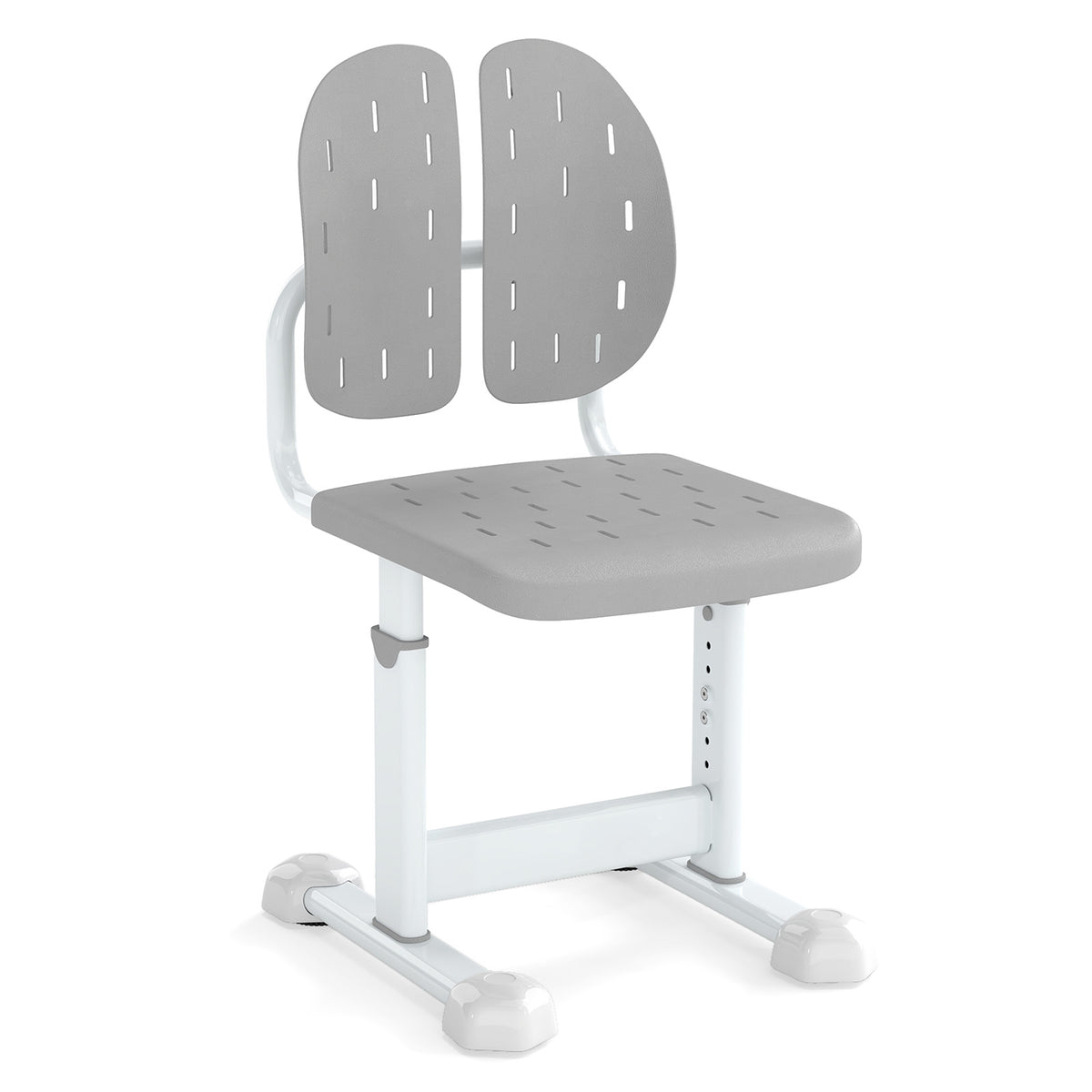 Height-Adjustable Kids Study Chair with Double Back Support