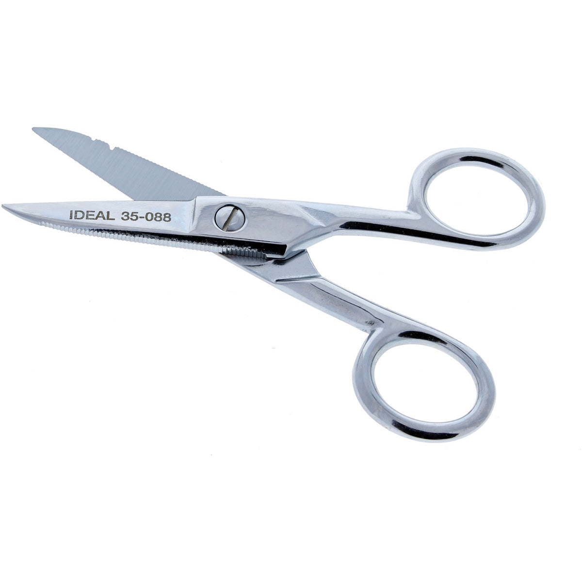 IDEAL Electrician's Scissors with Wire Stripping Notches - view 6