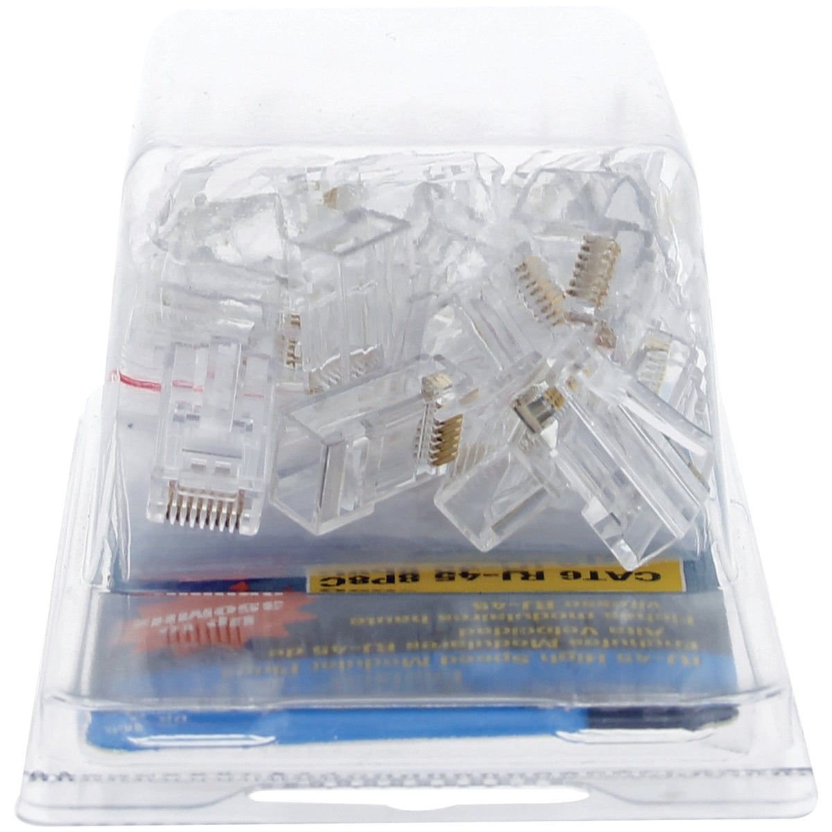 IDEAL CAT-6 RJ45 Modular Plugs, 3-Piece Design, 25 Pack - view 5