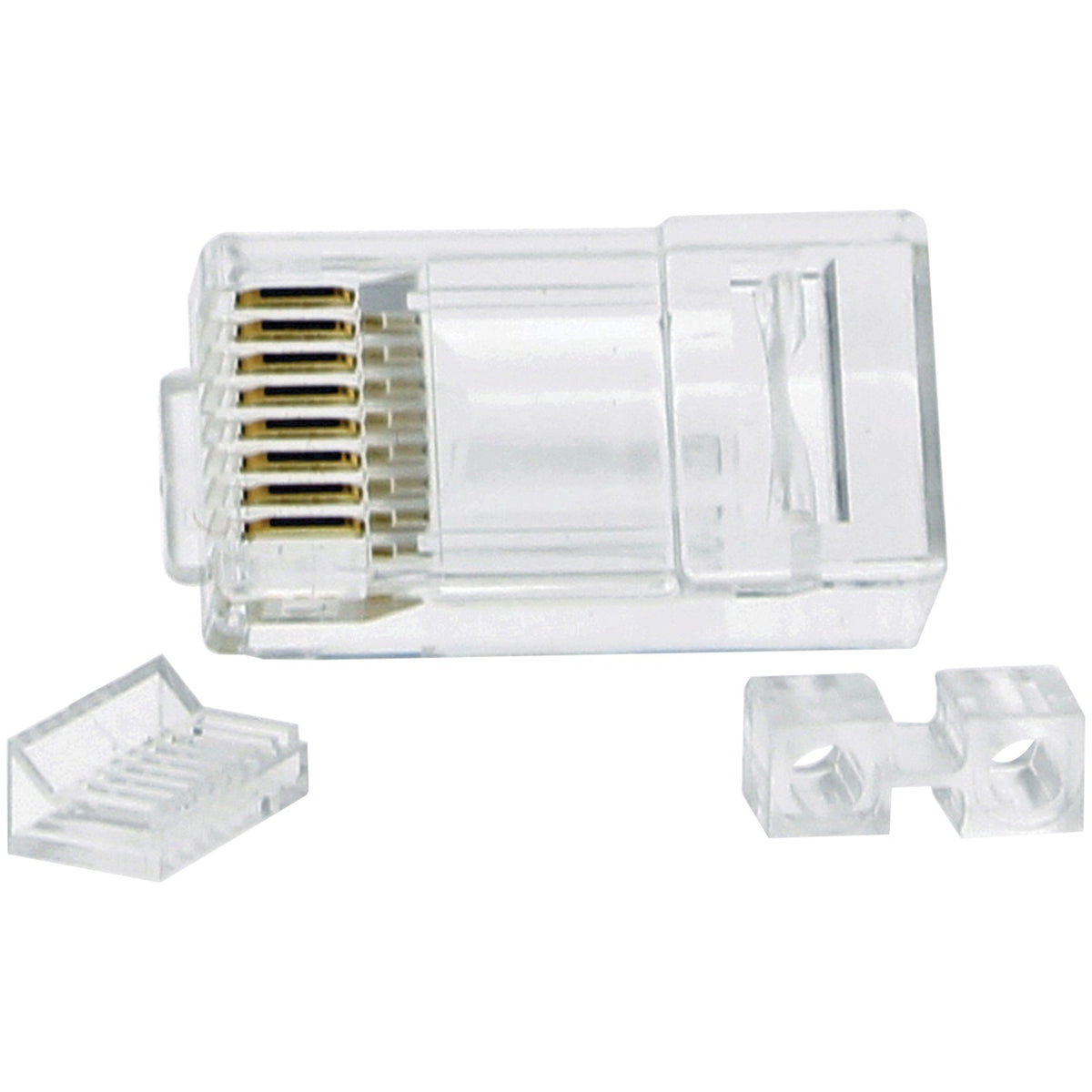 IDEAL CAT-6 RJ45 Modular Plugs, 3-Piece Design, 25 Pack - view 8