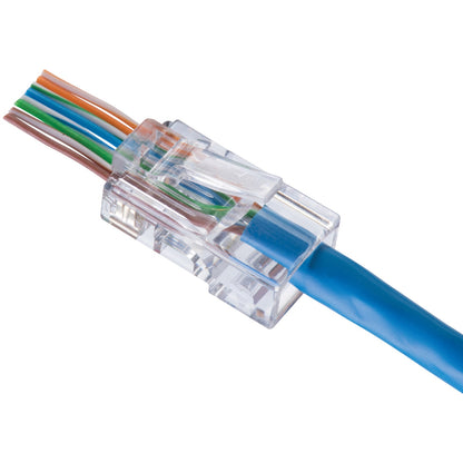 IDEAL Feed-Thru CAT-5E RJ45 Modular Plugs, 50 Pack - view 4