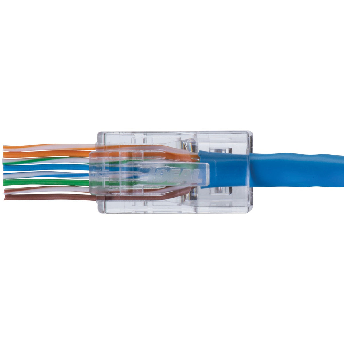 IDEAL Feed-Thru CAT-5E RJ45 Modular Plugs, 50 Pack - view 6