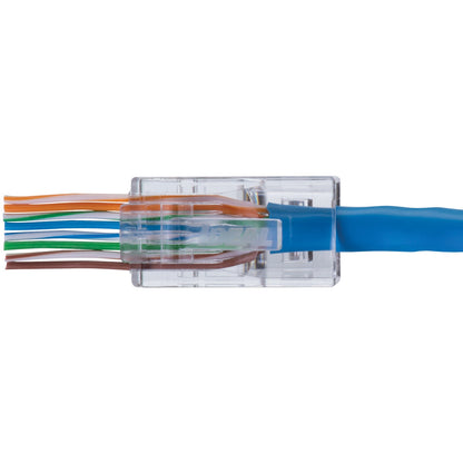 IDEAL Feed-Thru CAT-5E RJ45 Modular Plugs, 50 Pack - view 6