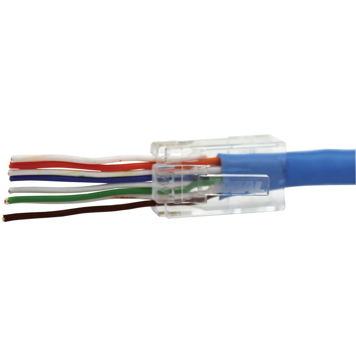 IDEAL Feed-Thru CAT-5E RJ45 Modular Plugs, 100 Pack - view 12