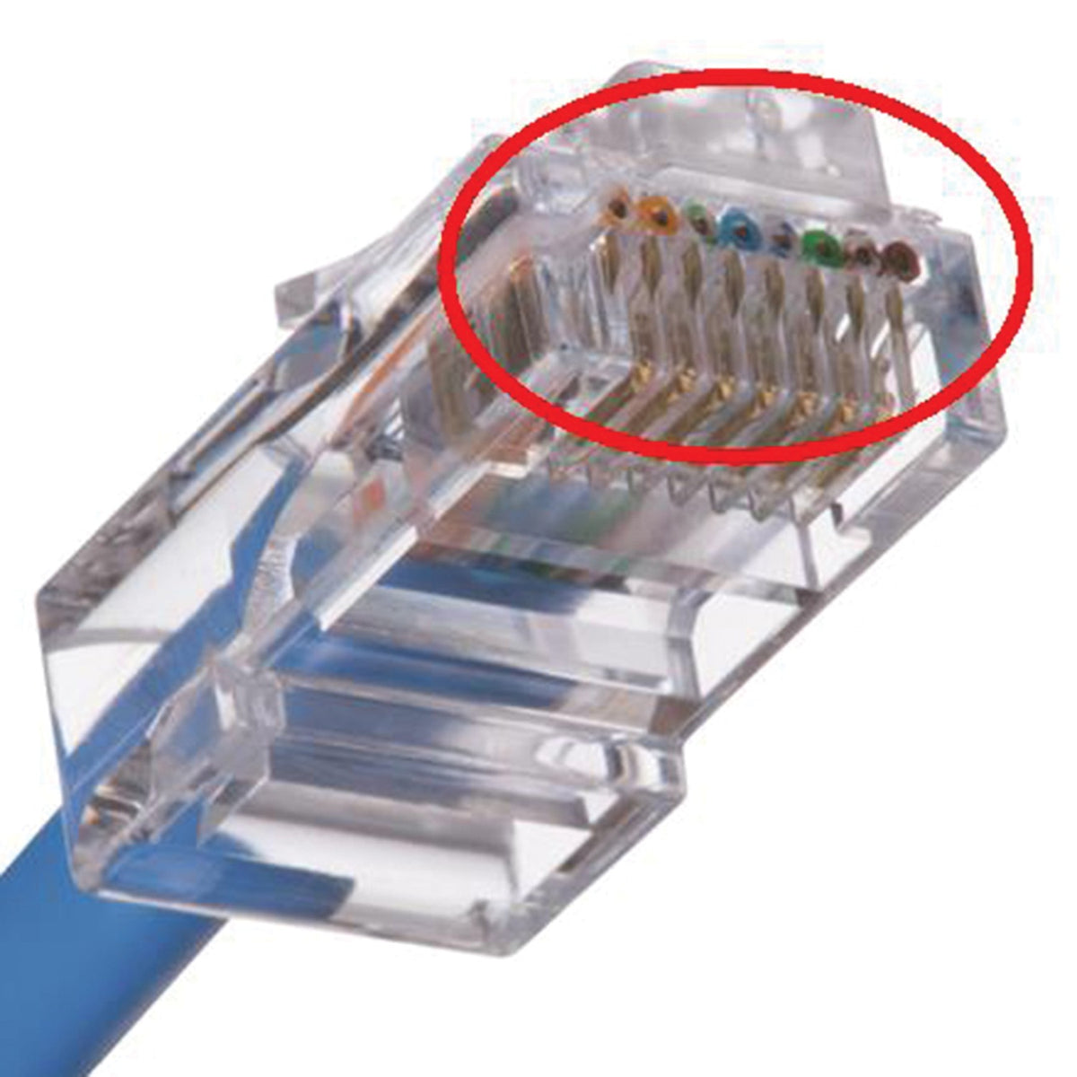 IDEAL Feed-Thru CAT-5E RJ45 Modular Plugs, 100 Pack - view 4