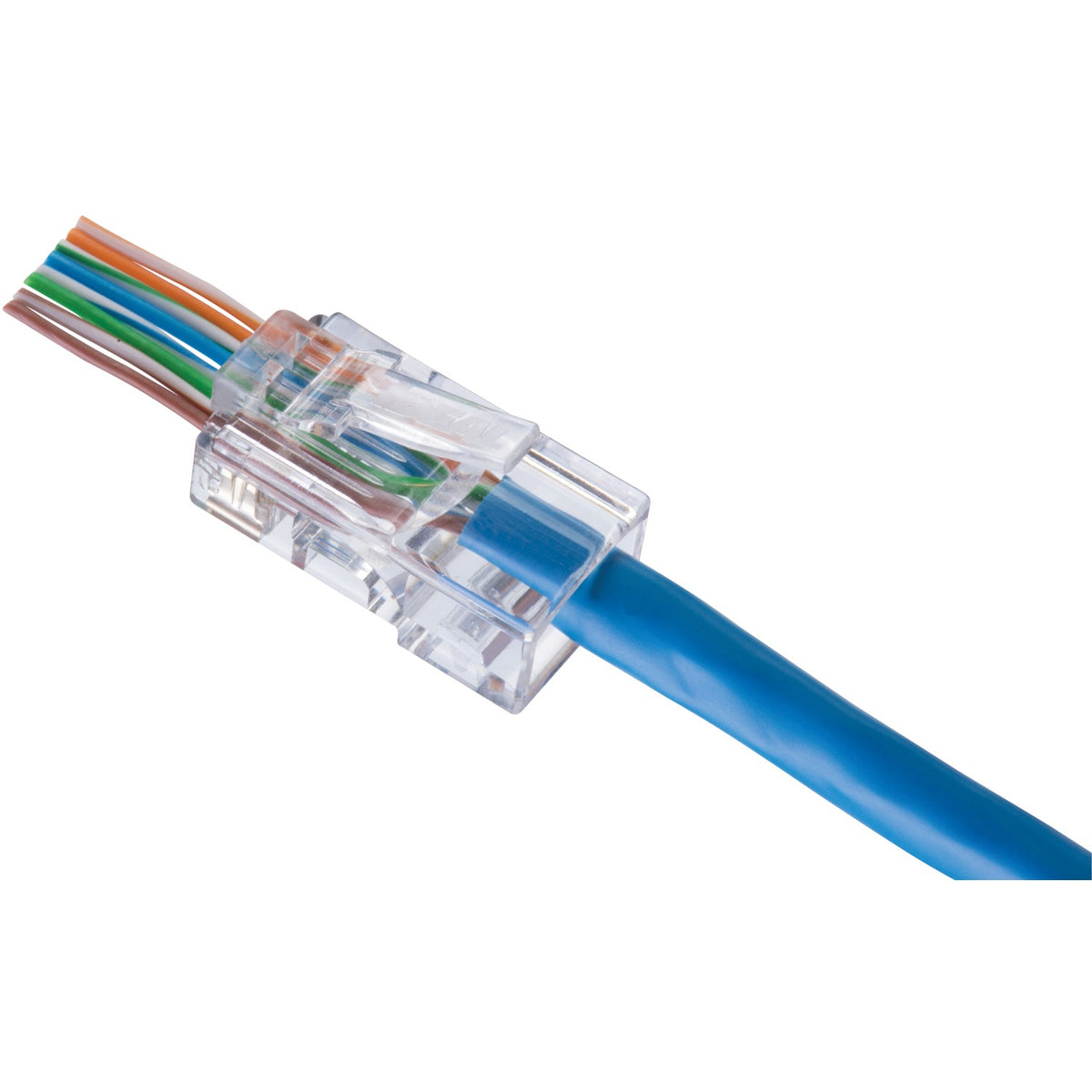 IDEAL Feed-Thru CAT-5E RJ45 Modular Plugs, 100 Pack - view 6