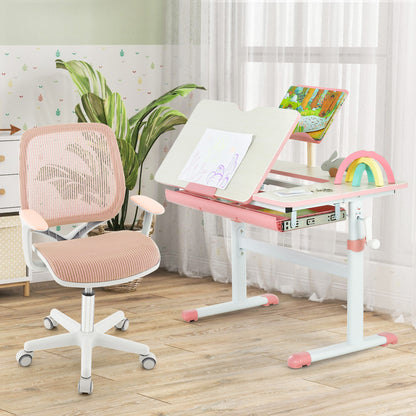 Kids Swivel Mesh Computer Chair with Adjustable Height