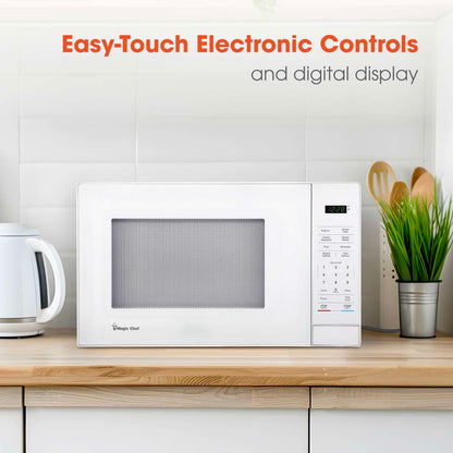 Magic Chef 1.1 Cu. Ft. 1,000W Countertop Microwave with Digital Touch Controls - White - view 8
