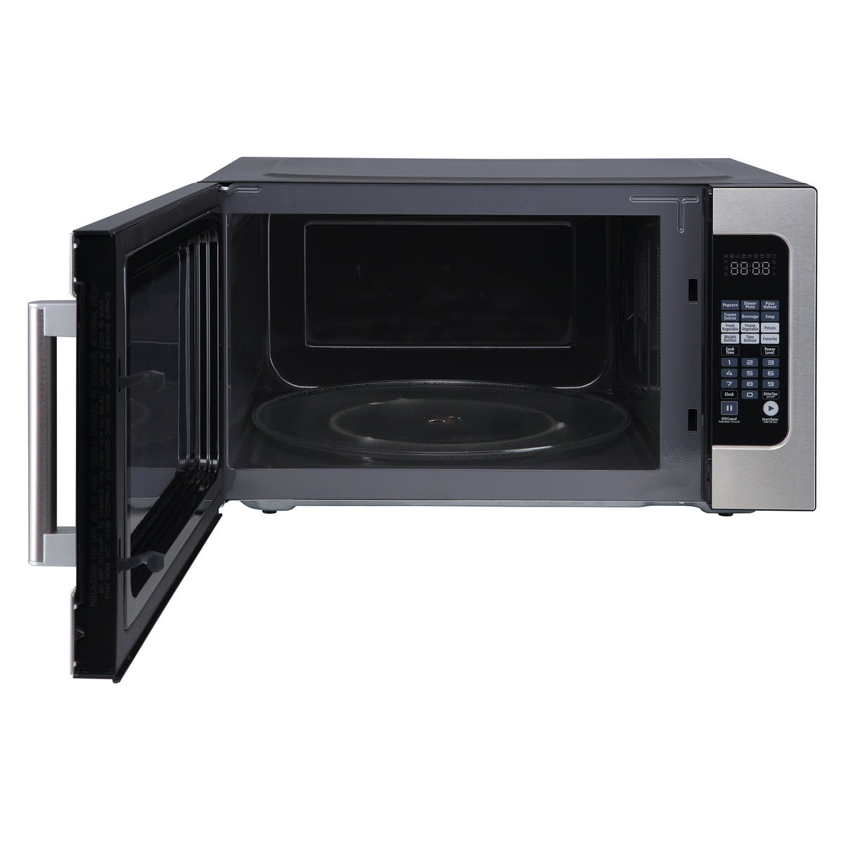 Magic Chef 2.2 Cu. Ft. 1,200W Countertop Microwave with Sensor Cook, Stainless - view 2