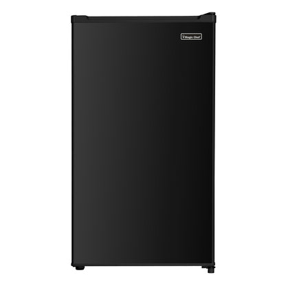 Magic Chef 3.2 Cu. Ft. ENERGY STAR Freezerless Mini Fridge with Glass Shelves - Black