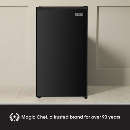 Magic Chef 3.2 Cu. Ft. ENERGY STAR Freezerless Mini Fridge with Glass Shelves - Black - view 7