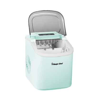 Magic Chef Portable Countertop Ice Maker, 27 Lb. per Day - Mint Green - view 5