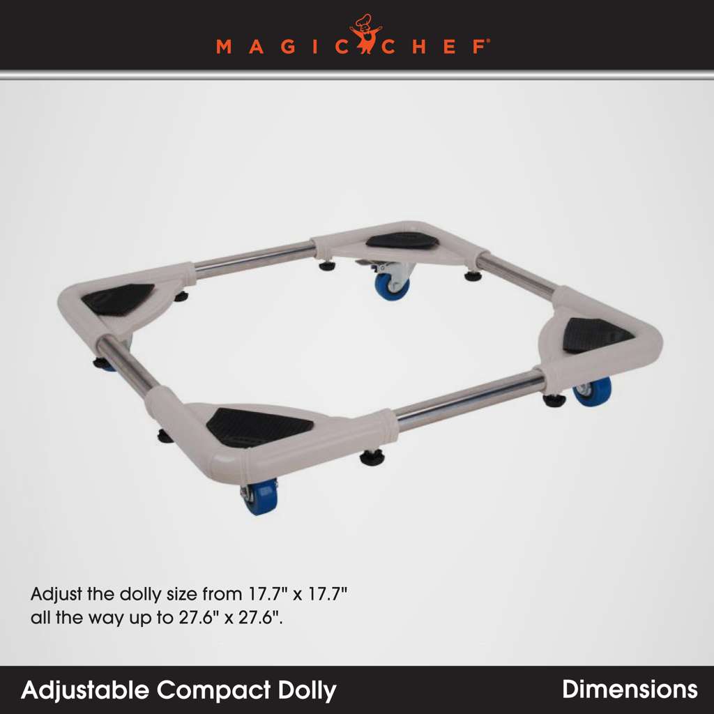 Magic Chef Adjustable Appliance Dolly for Compact Washers, 220 Lb. - view 3
