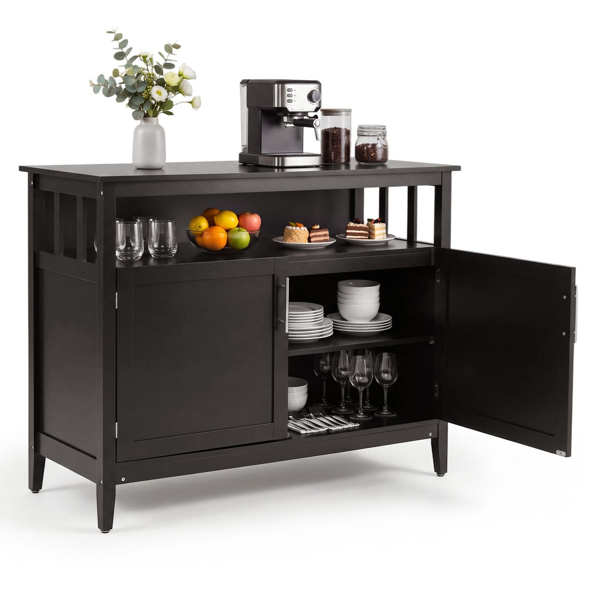 Modern Practical and Beautiful Wooden Kitchen Lockers with Large Storage Space