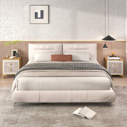 Nightstand with 2 Pull-out Drawers for Living Room Bedroom
