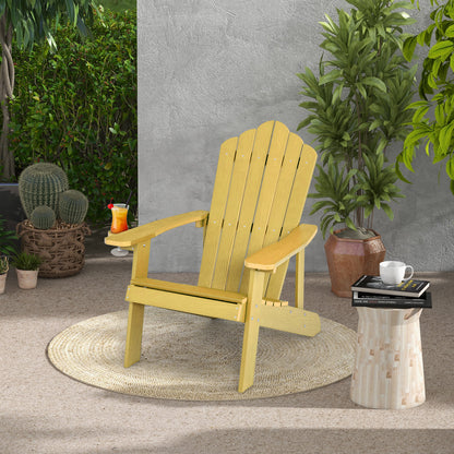 Adirondack Chair with Cup Holder - Weather Resistant HIPS