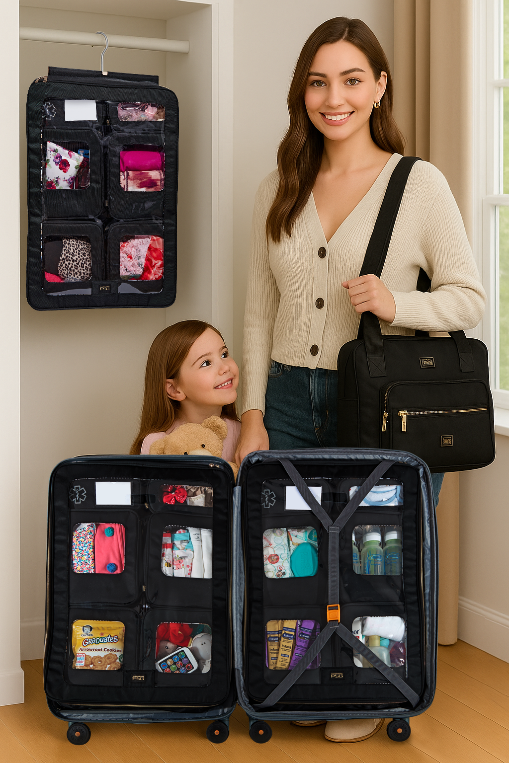 Pack Snap and Go Luggage Organizer Insert for Garments and More, Large - view 4