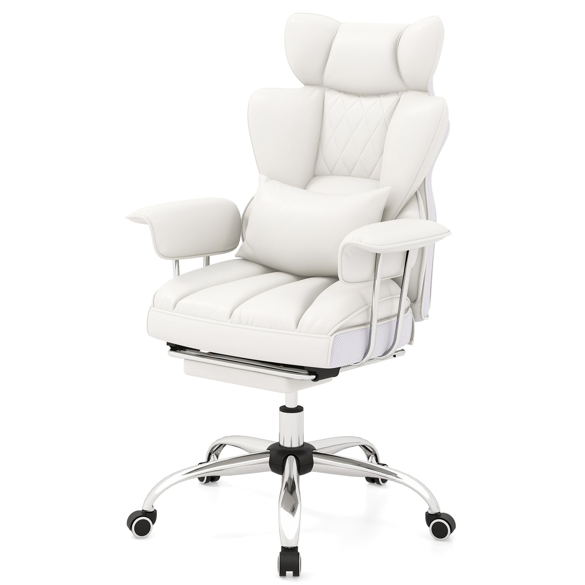 Big and Tall Executive Office Chair with Footrest