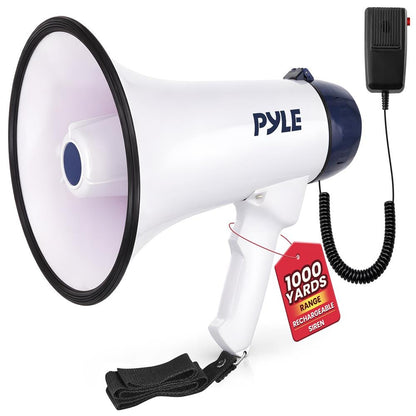Pyle 40W Rechargeable Dynamic Megaphone with Record & Siren - view 2