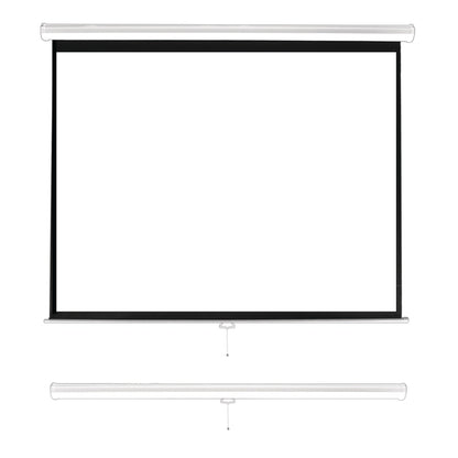 Pyle 72-In. Manual Pull-Down Projector Screen, 4:3 Matte White - view 5