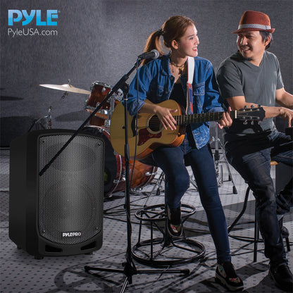 Pyle Compact Portable Bluetooth PA Speaker with 6.5-In. Woofer, Wireless Mic & Rechargeable Battery - view 7