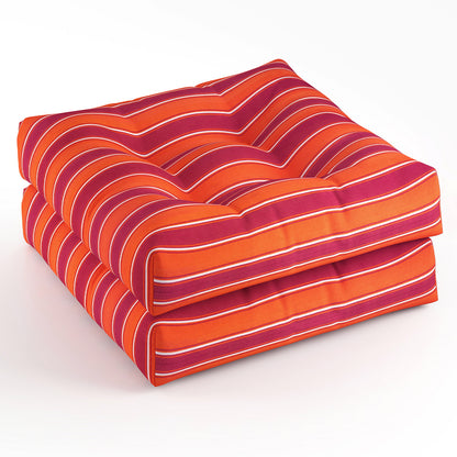 21x21 Inch Patio Chair Seat Cushion Pads - Indoor & Outdoor