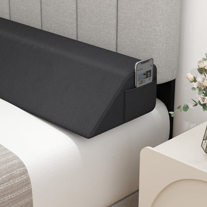 Bed Wedge Pillow with Storage Bag