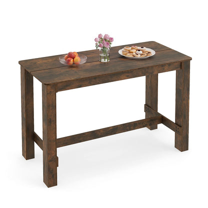 Rectangular Farmhouse Kitchen Table for Dining Room and Kitchen