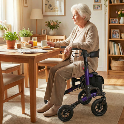 Rollator Walker with Padded Seat for Seniors