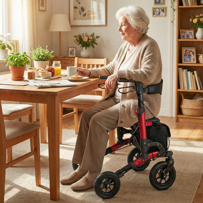 Rollator Walker with Padded Seat for Seniors