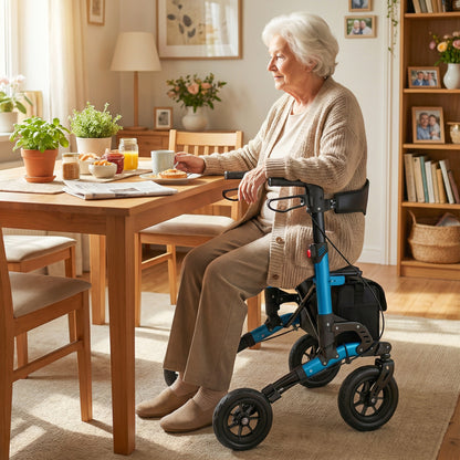 Rollator Walker with Padded Seat for Seniors