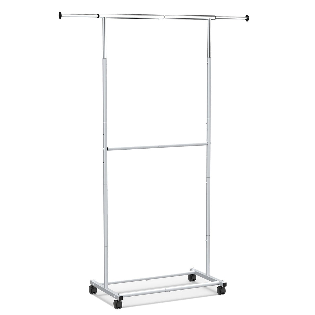 Rolling Clothes Rack Double