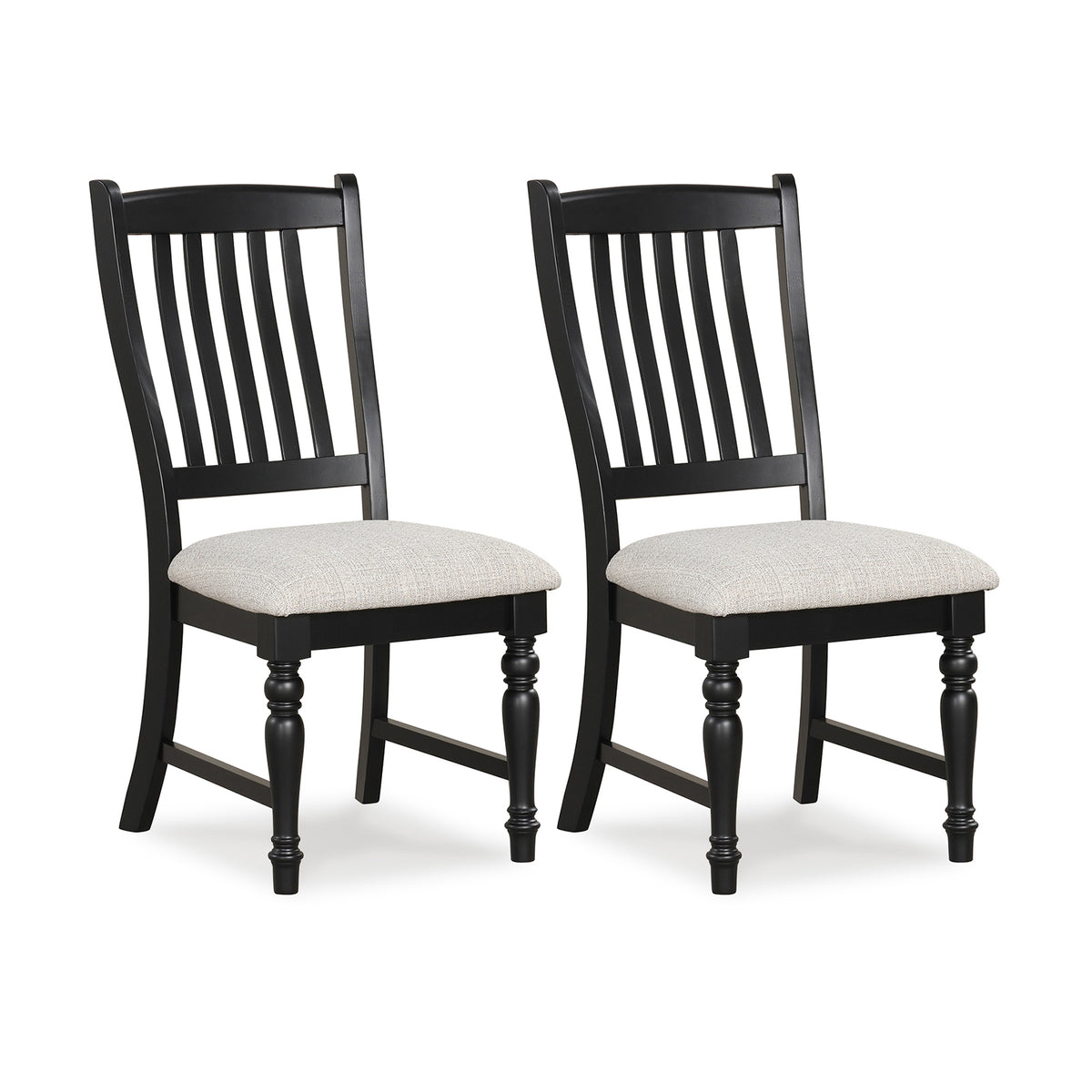 Dining Chairs Set of 2 with Solid Wood Legs