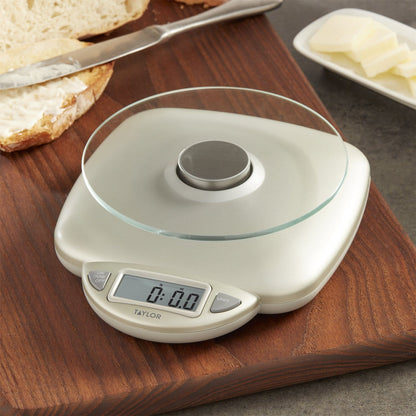 Taylor Digital Glass Top Kitchen Scale with Backlit Display, 11 Lb. - view 7