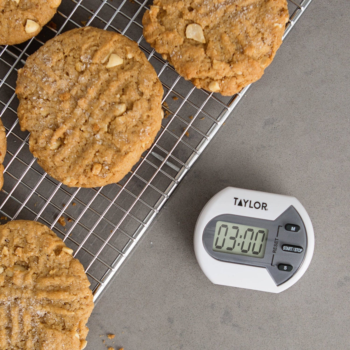 Taylor Digital Kitchen Timer with Clip, Magnet & Stand - view 7