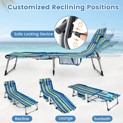 Tanning Chair with Face Hole & Adjustable Backrest - Gray