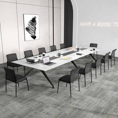 Conference Chair Set of 2 with Mesh Back and Padded Seat
