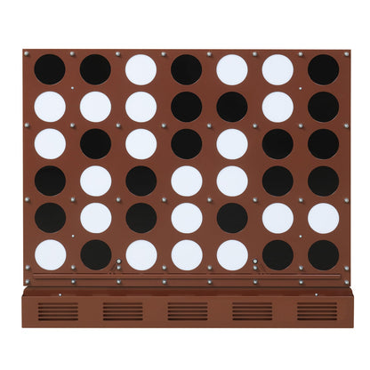 Wall-Mounted Connect 4 Game with Acrylic Discs