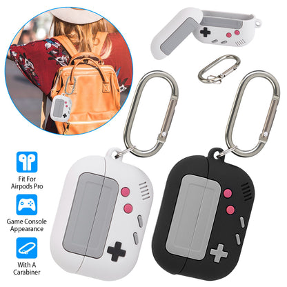 Silicone Case for AirPods Pro with Carabiner Clip