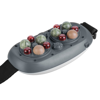 Abdominal Massager with Bian Stone, Red Light & Heat Therapy